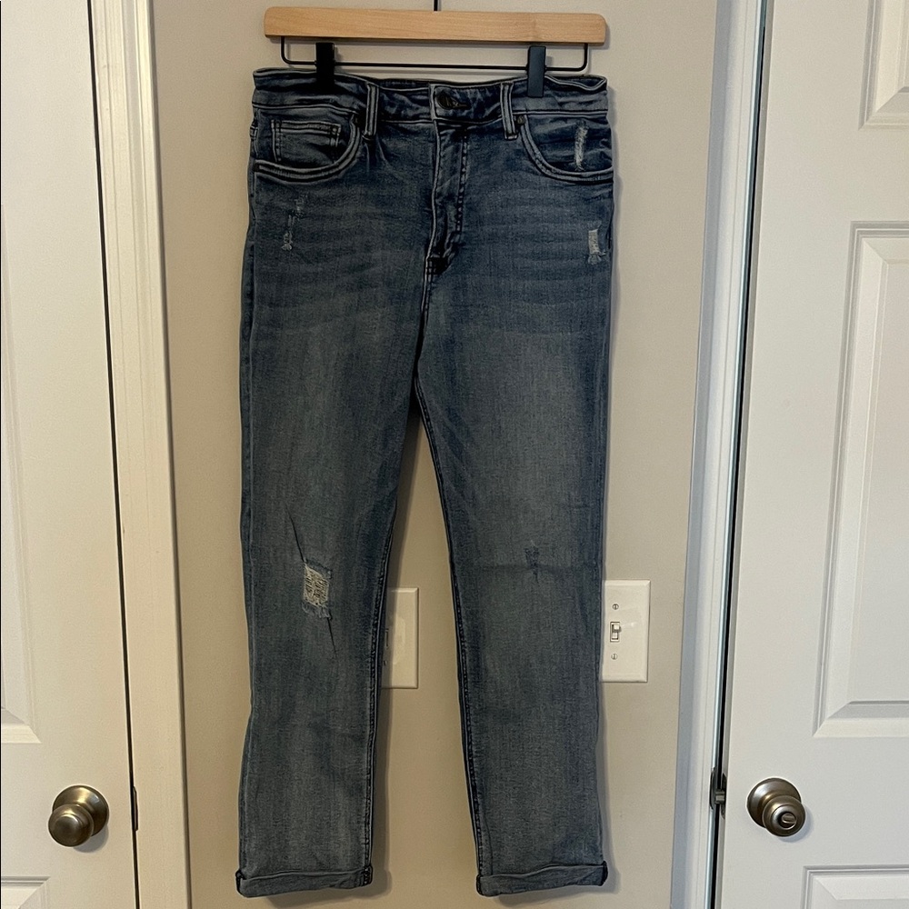 Kut from the Kloth Dark Blue Straight Leg Jeans